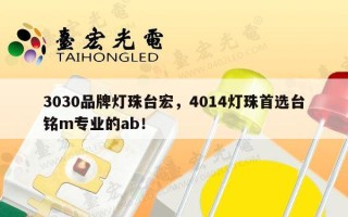 3030品牌灯珠台宏，4014灯珠首选台铭m专业的ab！