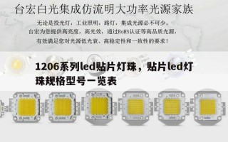 1206系列led贴片灯珠，贴片led灯珠规格型号一览表
