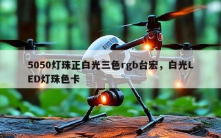 5050灯珠正白光三色rgb台宏，白光LED灯珠色卡