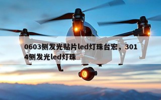 0603侧发光贴片led灯珠台宏，3014侧发光led灯珠