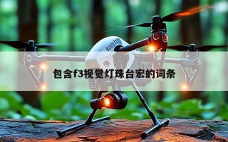 包含f3视觉灯珠台宏的词条