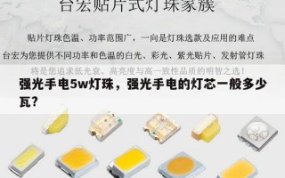 强光手电5w灯珠，强光手电的灯芯一般多少瓦?