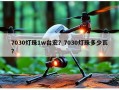 7030灯珠1w台宏？7030灯珠多少瓦？