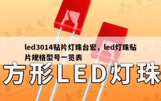 led3014贴片灯珠台宏，led灯珠贴片规格型号一览表