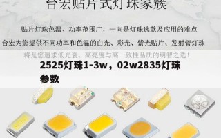 2525灯珠1-3w，02w2835灯珠参数