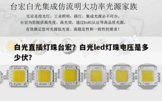 白光直插灯珠台宏？白光led灯珠电压是多少伏？
