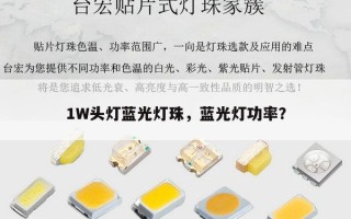 1W头灯蓝光灯珠，蓝光灯功率？
