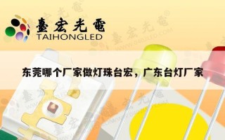 东莞哪个厂家做灯珠台宏，广东台灯厂家