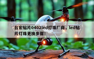 台宏贴片0402led灯珠厂商，led贴片灯珠更换步骤！