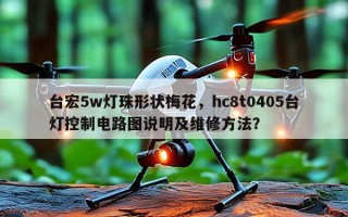 台宏5w灯珠形状梅花，hc8t0405台灯控制电路图说明及维修方法？