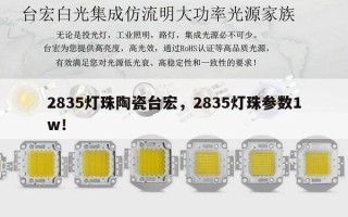2835灯珠陶瓷台宏，2835灯珠参数1w！