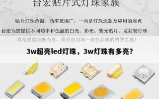 3w超亮led灯珠，3w灯珠有多亮？