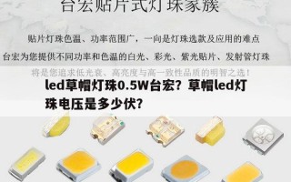 led草帽灯珠0.5W台宏？草帽led灯珠电压是多少伏？