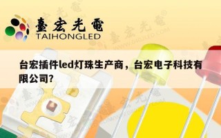 台宏插件led灯珠生产商，台宏电子科技有限公司？