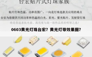 0603黄光灯珠台宏？黄光灯带效果图？