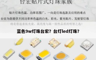 蓝色9w灯珠台宏？台灯led灯珠？