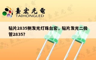 贴片2835侧发光灯珠台宏，贴片发光二极管2835？