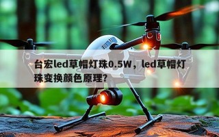 台宏led草帽灯珠0.5W，led草帽灯珠变换颜色原理？