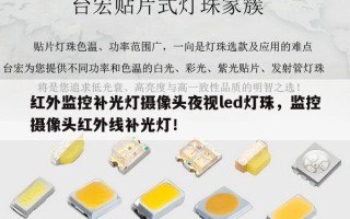 红外监控补光灯摄像头夜视led灯珠，监控摄像头红外线补光灯！