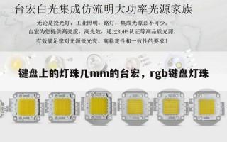 键盘上的灯珠几mm的台宏，rgb键盘灯珠