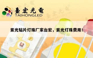 紫光贴片灯珠厂家台宏，紫光灯珠费用！