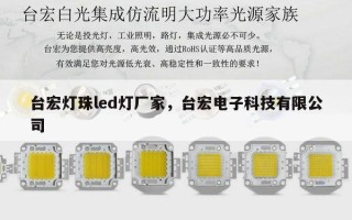 台宏灯珠led灯厂家，台宏电子科技有限公司