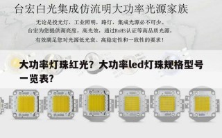 大功率灯珠红光？大功率led灯珠规格型号一览表？