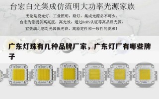 广东灯珠有几种品牌厂家，广东灯厂有哪些牌子