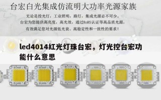 led4014红光灯珠台宏，灯光控台宏功能什么意思