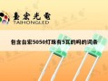 包含台宏5050灯珠有5瓦的吗的词条