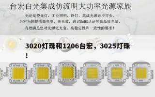 3020灯珠和1206台宏，3025灯珠！