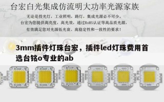 3mm插件灯珠台宏，插件led灯珠费用首选台铭o专业的ab