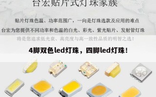 4脚双色led灯珠，四脚led灯珠！
