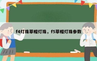 f4灯珠草帽灯珠，f5草帽灯珠参数