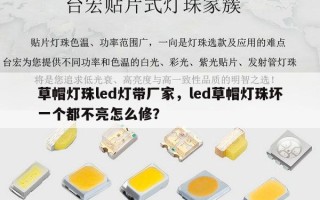 草帽灯珠led灯带厂家，led草帽灯珠坏一个都不亮怎么修？