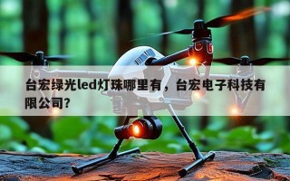 台宏绿光led灯珠哪里有，台宏电子科技有限公司？