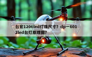 台宏1206led灯珠尺寸？dp一6012led台灯原理图？
