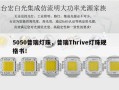 5050普瑞灯珠，普瑞Thrive灯珠规格书！