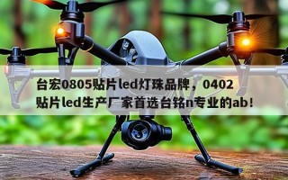 台宏0805贴片led灯珠品牌，0402贴片led生产厂家首选台铭n专业的ab！