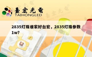2835灯珠谁家好台宏，2835灯珠参数1w？