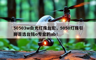 50503w白光灯珠台宏，5050灯珠引脚首选台铭o专业的ab！