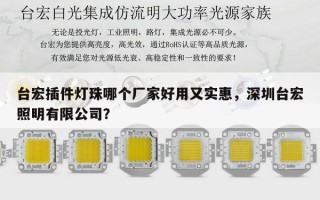 台宏插件灯珠哪个厂家好用又实惠，深圳台宏照明有限公司？