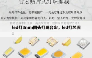 led灯3mm圆头灯珠台宏，led灯芯圆！