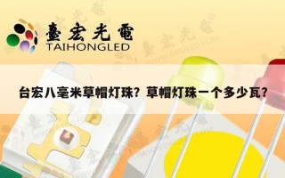 台宏八毫米草帽灯珠？草帽灯珠一个多少瓦？