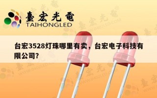 台宏3528灯珠哪里有卖，台宏电子科技有限公司？