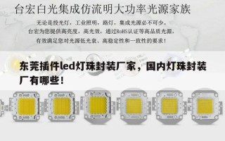 东莞插件led灯珠封装厂家，国内灯珠封装厂有哪些！