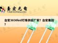 台宏3030led灯珠供应厂家？台宏集团？
