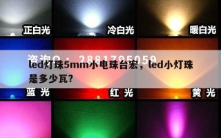 led灯珠5mm小电珠台宏，led小灯珠是多少瓦？