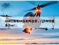 red灯珠有10瓦的吗台宏，rgbW灯珠多少w！