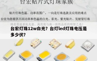 台宏灯珠12w白光？台灯led灯珠电压是多少伏？